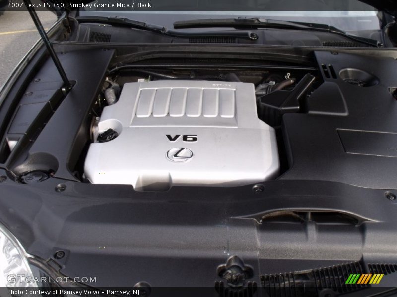 Smokey Granite Mica / Black 2007 Lexus ES 350