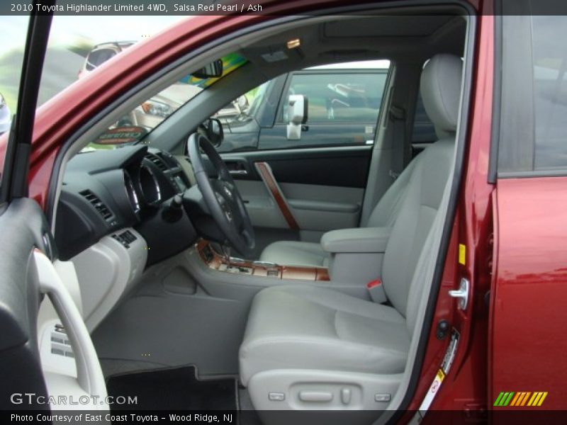 Salsa Red Pearl / Ash 2010 Toyota Highlander Limited 4WD