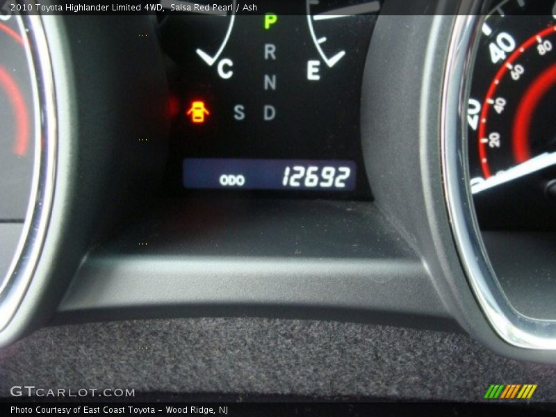 Salsa Red Pearl / Ash 2010 Toyota Highlander Limited 4WD