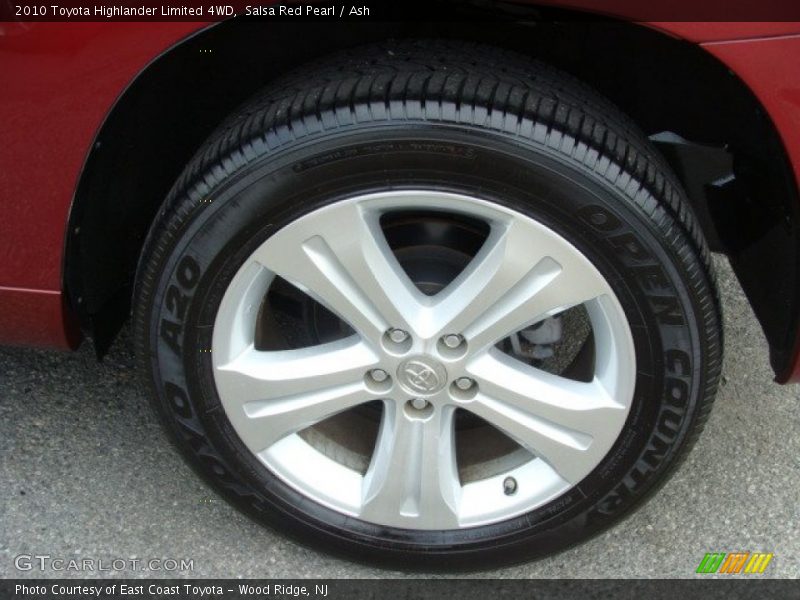 Salsa Red Pearl / Ash 2010 Toyota Highlander Limited 4WD