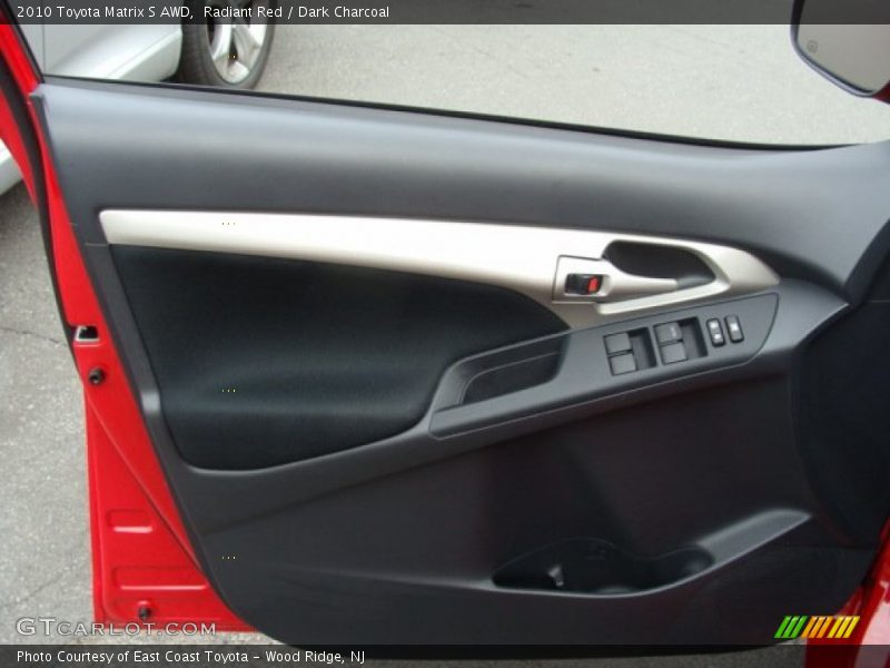 Radiant Red / Dark Charcoal 2010 Toyota Matrix S AWD