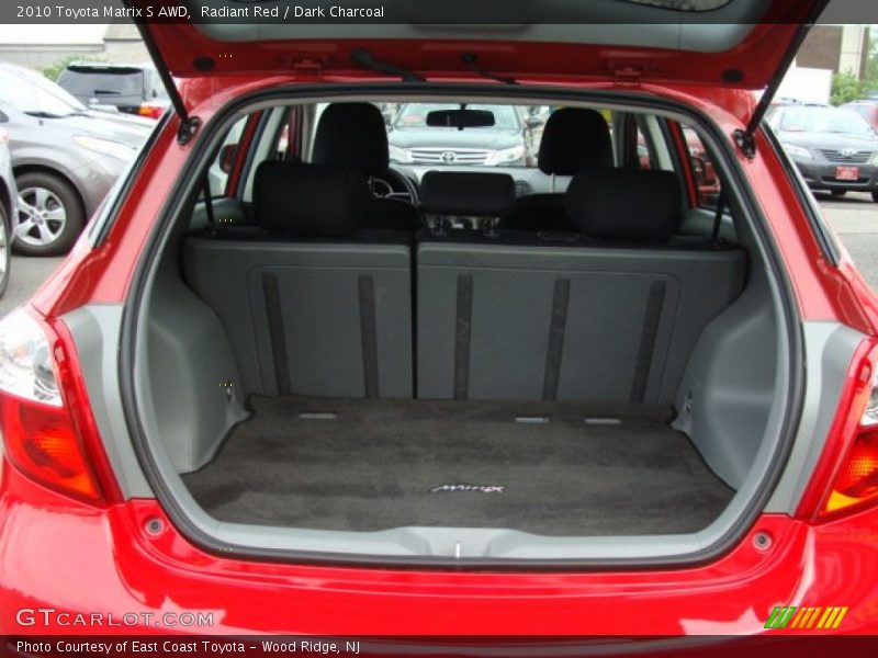 Radiant Red / Dark Charcoal 2010 Toyota Matrix S AWD