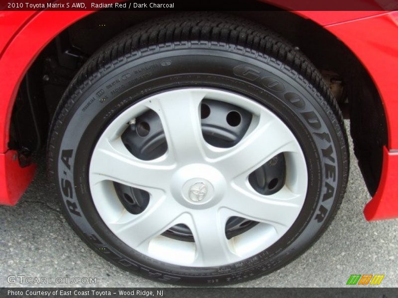 Radiant Red / Dark Charcoal 2010 Toyota Matrix S AWD