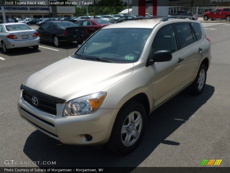 Savannah Metallic / Taupe 2008 Toyota RAV4 4WD