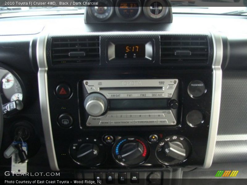 Black / Dark Charcoal 2010 Toyota FJ Cruiser 4WD