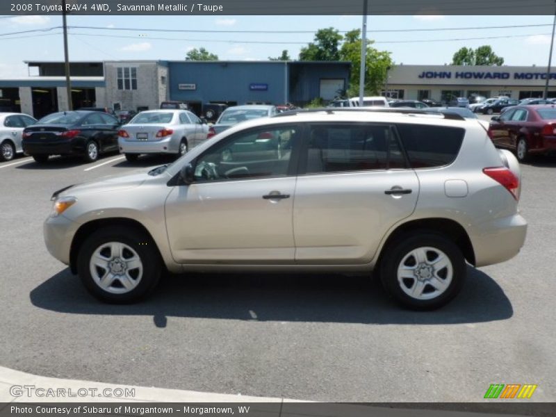 Savannah Metallic / Taupe 2008 Toyota RAV4 4WD