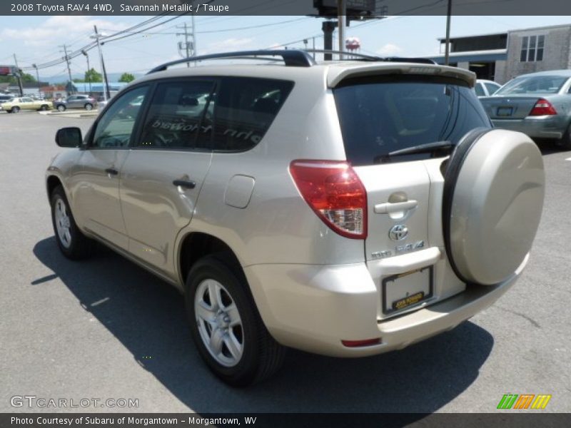Savannah Metallic / Taupe 2008 Toyota RAV4 4WD
