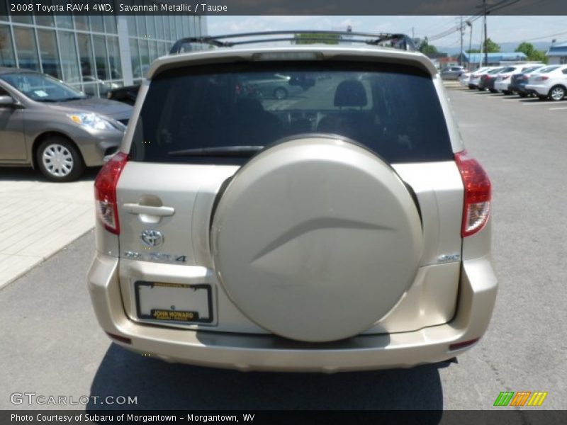 Savannah Metallic / Taupe 2008 Toyota RAV4 4WD