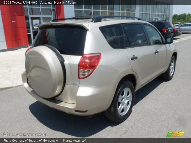 Savannah Metallic / Taupe 2008 Toyota RAV4 4WD
