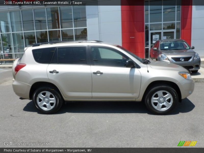 Savannah Metallic / Taupe 2008 Toyota RAV4 4WD