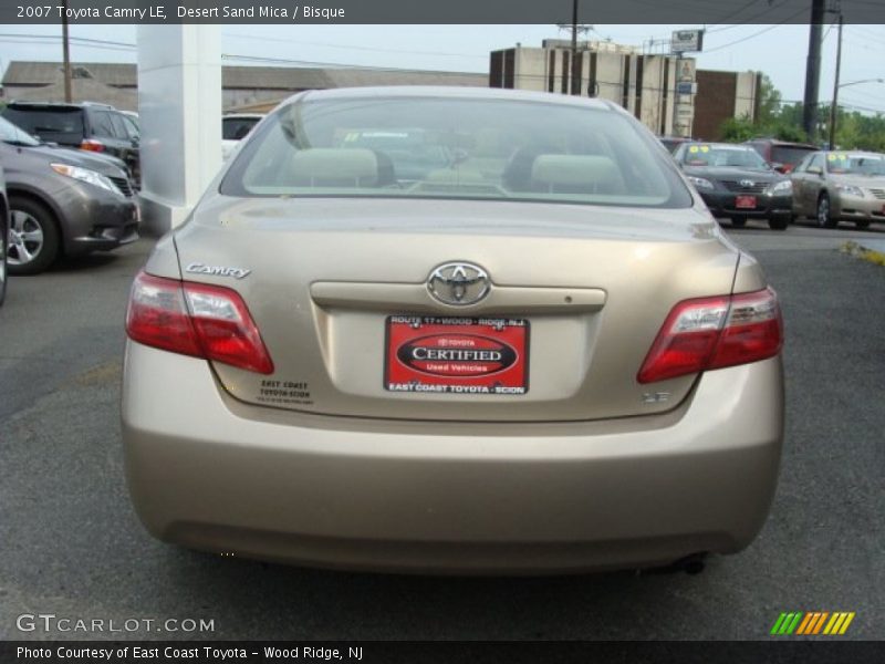 Desert Sand Mica / Bisque 2007 Toyota Camry LE