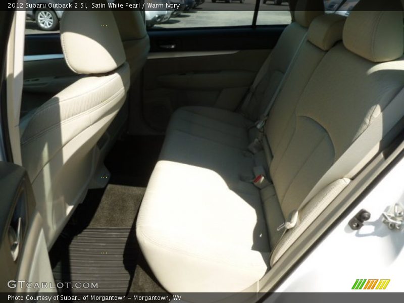 Satin White Pearl / Warm Ivory 2012 Subaru Outback 2.5i