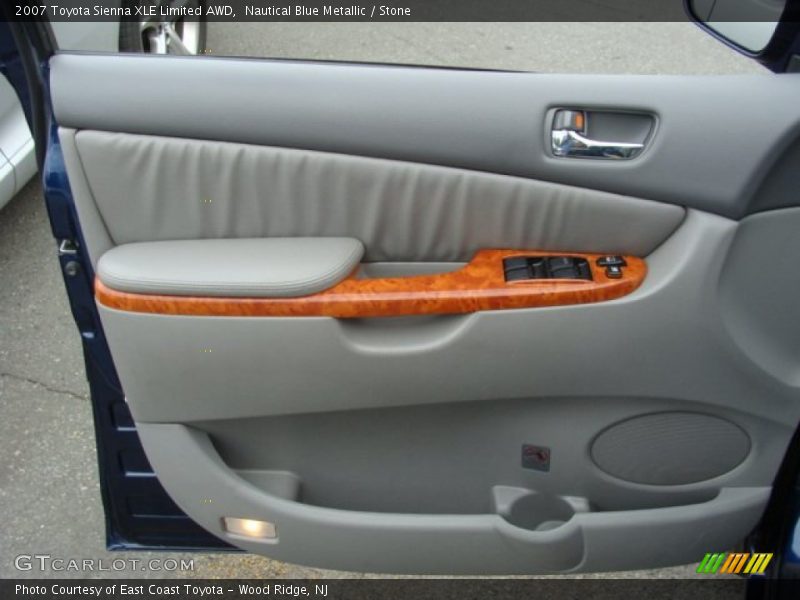 Nautical Blue Metallic / Stone 2007 Toyota Sienna XLE Limited AWD