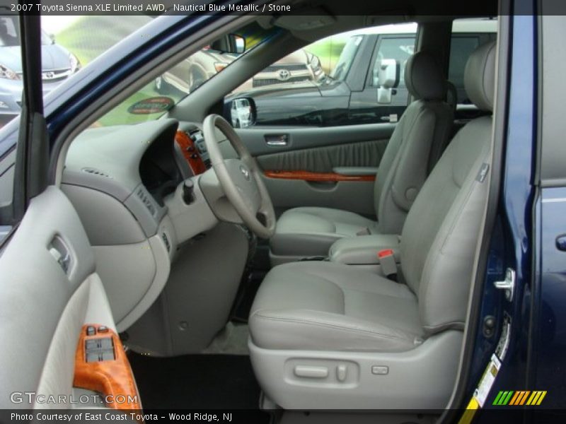 Nautical Blue Metallic / Stone 2007 Toyota Sienna XLE Limited AWD