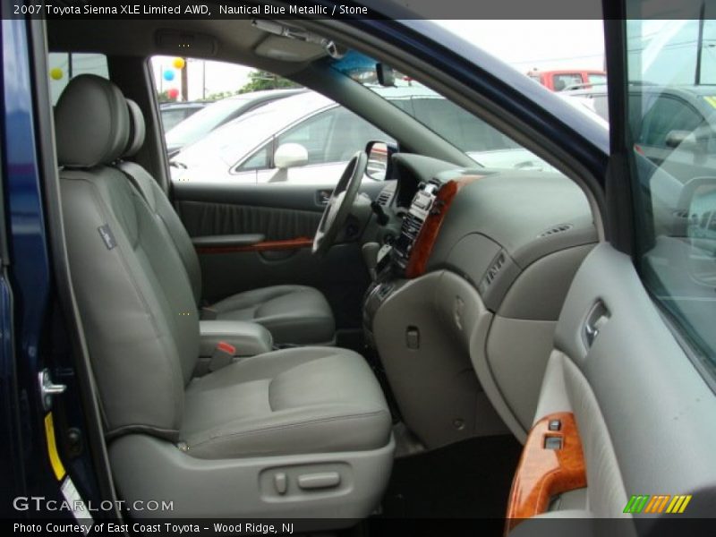 Nautical Blue Metallic / Stone 2007 Toyota Sienna XLE Limited AWD
