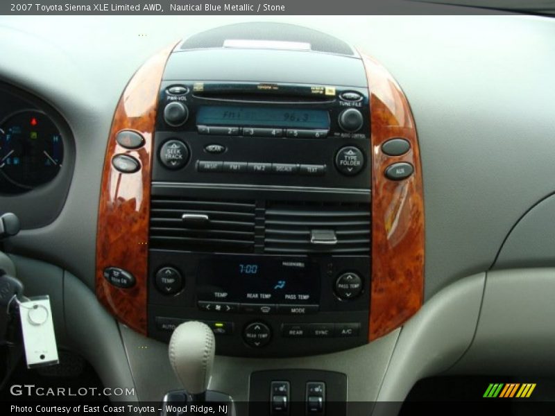 Nautical Blue Metallic / Stone 2007 Toyota Sienna XLE Limited AWD