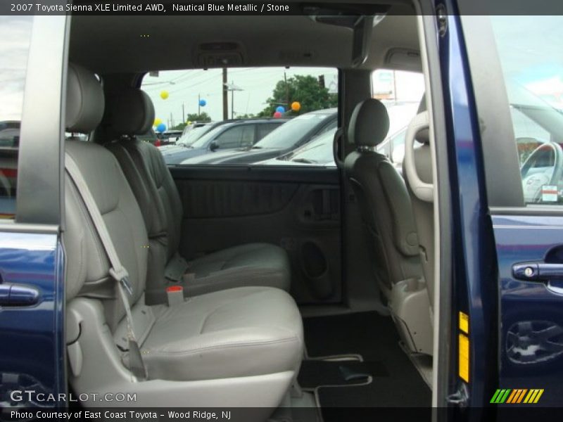Nautical Blue Metallic / Stone 2007 Toyota Sienna XLE Limited AWD