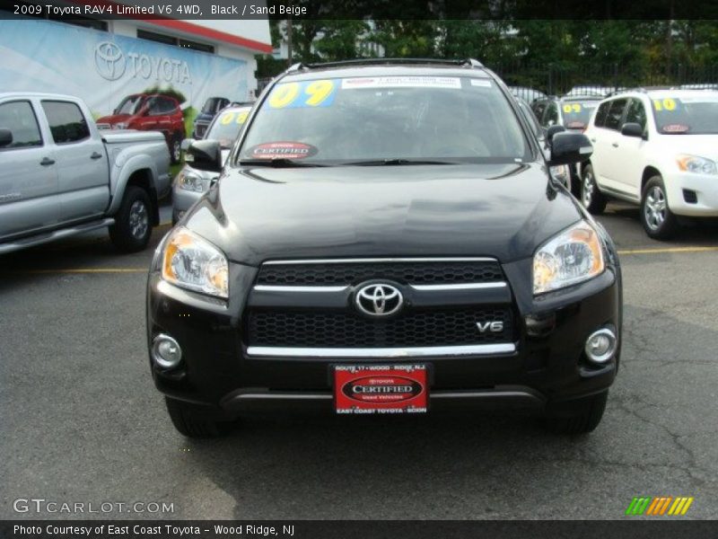 Black / Sand Beige 2009 Toyota RAV4 Limited V6 4WD