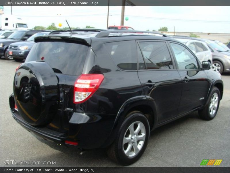 Black / Sand Beige 2009 Toyota RAV4 Limited V6 4WD