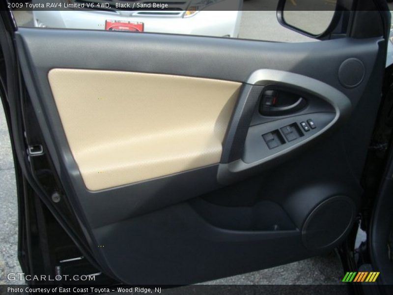 Black / Sand Beige 2009 Toyota RAV4 Limited V6 4WD