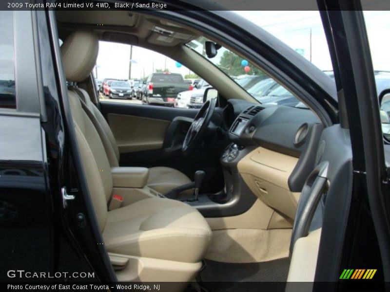 Black / Sand Beige 2009 Toyota RAV4 Limited V6 4WD