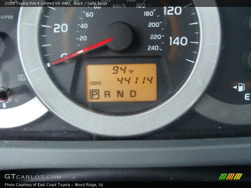 Black / Sand Beige 2009 Toyota RAV4 Limited V6 4WD