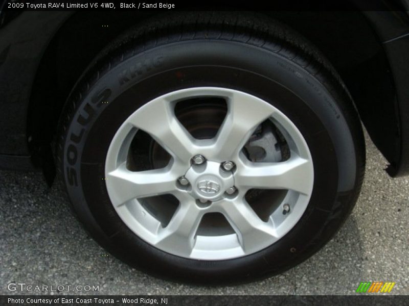 Black / Sand Beige 2009 Toyota RAV4 Limited V6 4WD