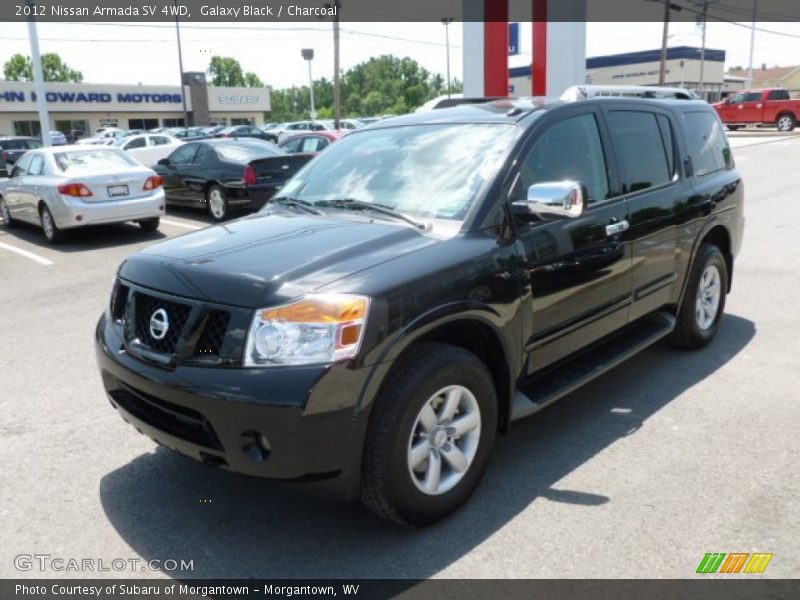 Galaxy Black / Charcoal 2012 Nissan Armada SV 4WD