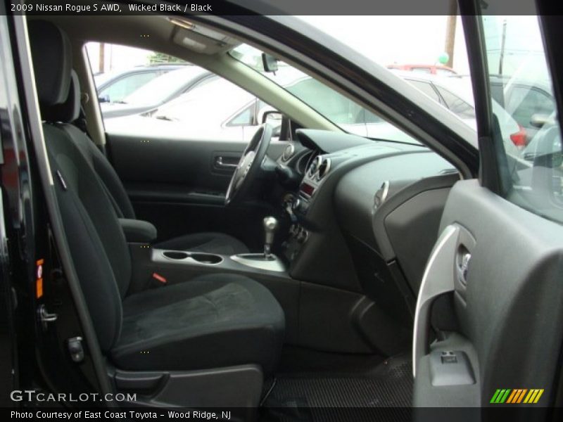 Wicked Black / Black 2009 Nissan Rogue S AWD