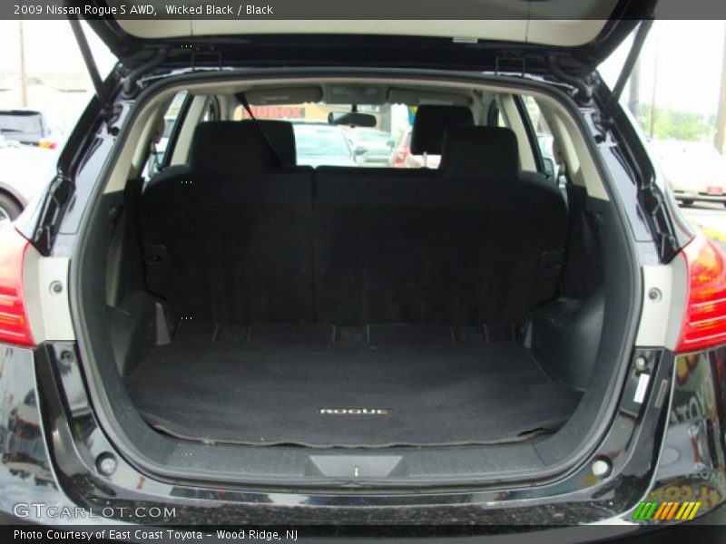 Wicked Black / Black 2009 Nissan Rogue S AWD