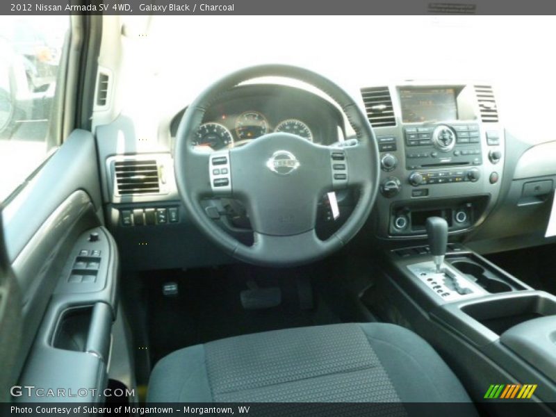 Galaxy Black / Charcoal 2012 Nissan Armada SV 4WD