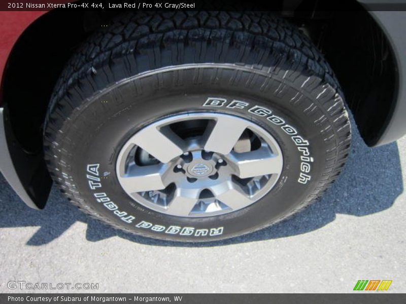 Lava Red / Pro 4X Gray/Steel 2012 Nissan Xterra Pro-4X 4x4