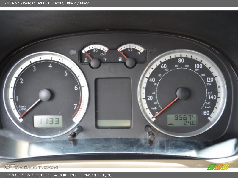 Black / Black 2004 Volkswagen Jetta GLS Sedan
