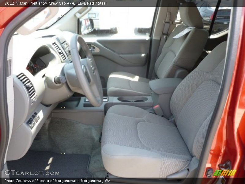Lava Red / Steel 2012 Nissan Frontier SV Crew Cab 4x4