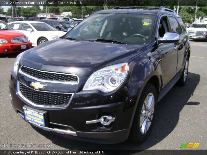 Black / Jet Black 2012 Chevrolet Equinox LTZ AWD