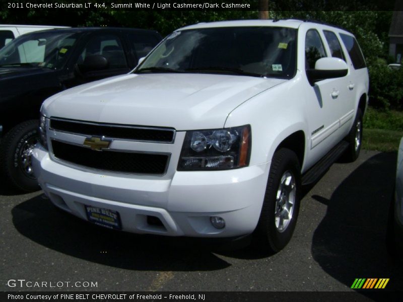 Summit White / Light Cashmere/Dark Cashmere 2011 Chevrolet Suburban LT 4x4