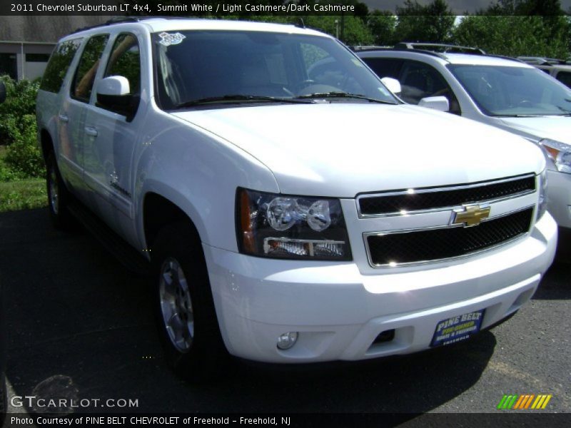 Summit White / Light Cashmere/Dark Cashmere 2011 Chevrolet Suburban LT 4x4
