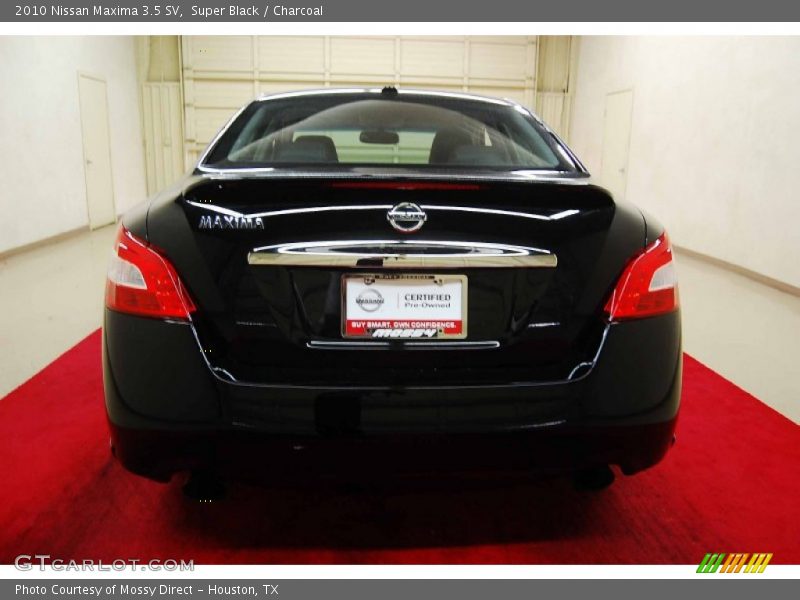 Super Black / Charcoal 2010 Nissan Maxima 3.5 SV