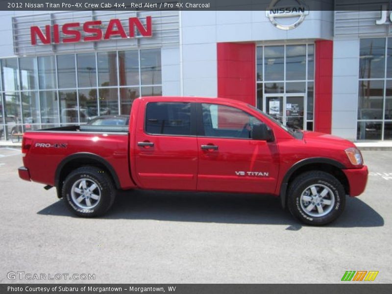  2012 Titan Pro-4X Crew Cab 4x4 Red Alert