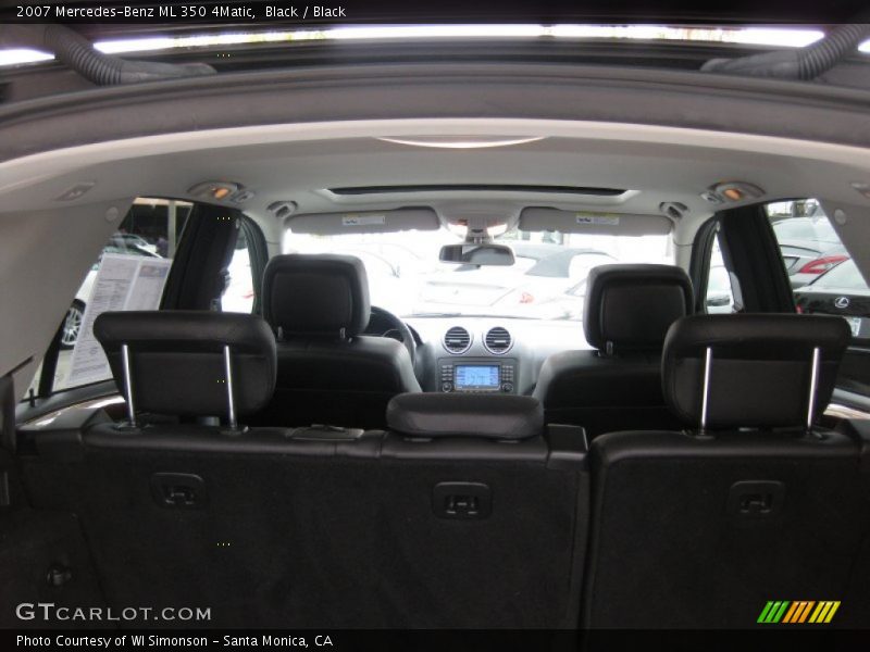 Black / Black 2007 Mercedes-Benz ML 350 4Matic