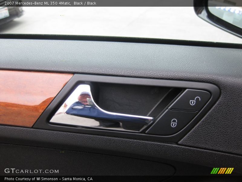 Black / Black 2007 Mercedes-Benz ML 350 4Matic