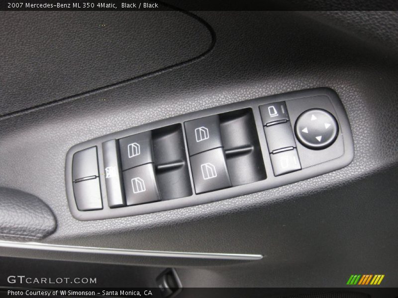 Black / Black 2007 Mercedes-Benz ML 350 4Matic