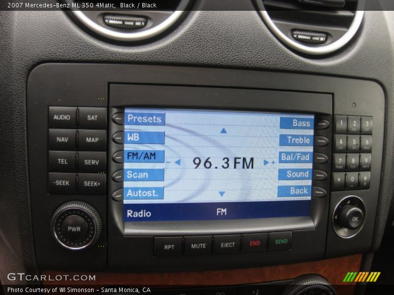 Black / Black 2007 Mercedes-Benz ML 350 4Matic
