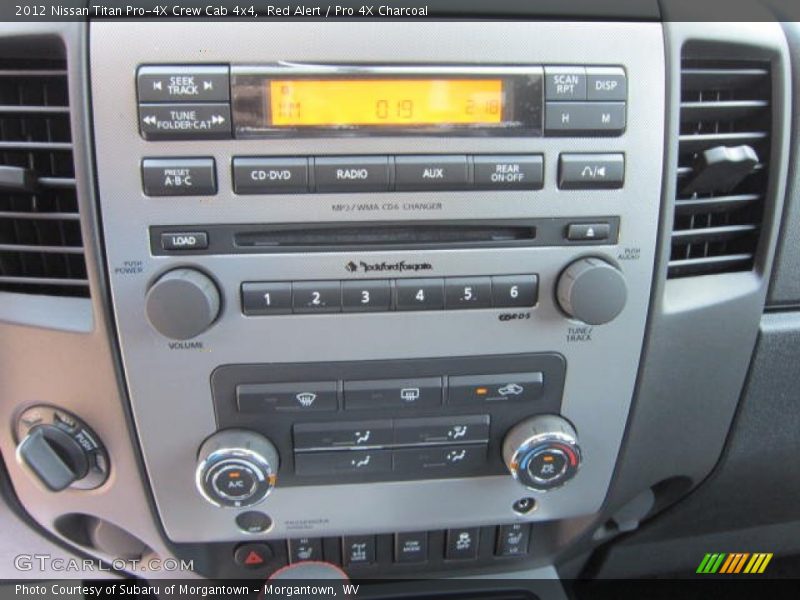 Controls of 2012 Titan Pro-4X Crew Cab 4x4