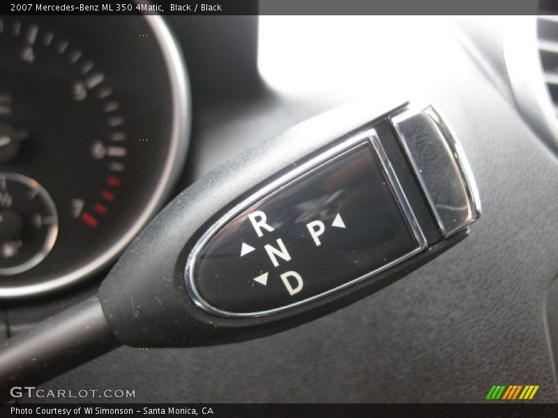 Black / Black 2007 Mercedes-Benz ML 350 4Matic