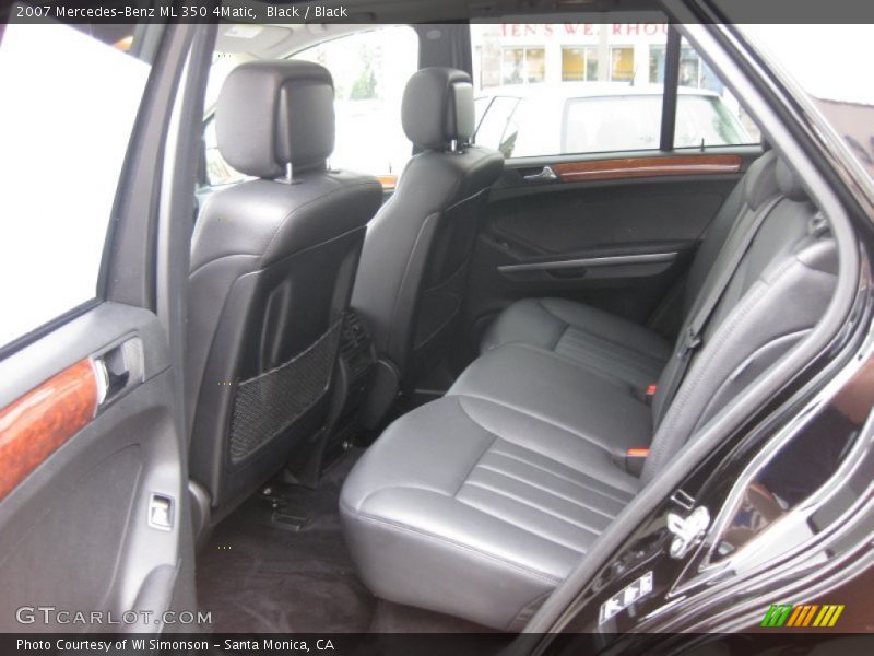 Black / Black 2007 Mercedes-Benz ML 350 4Matic