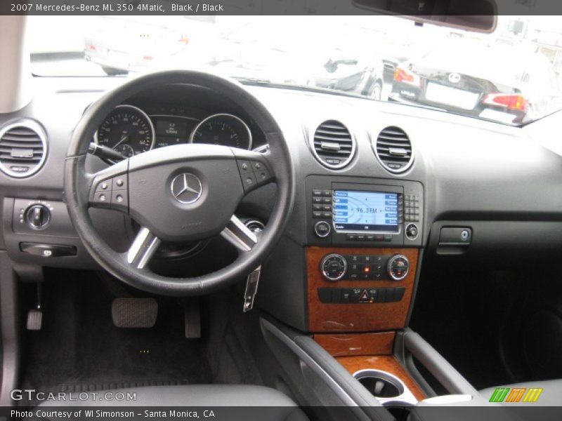 Black / Black 2007 Mercedes-Benz ML 350 4Matic