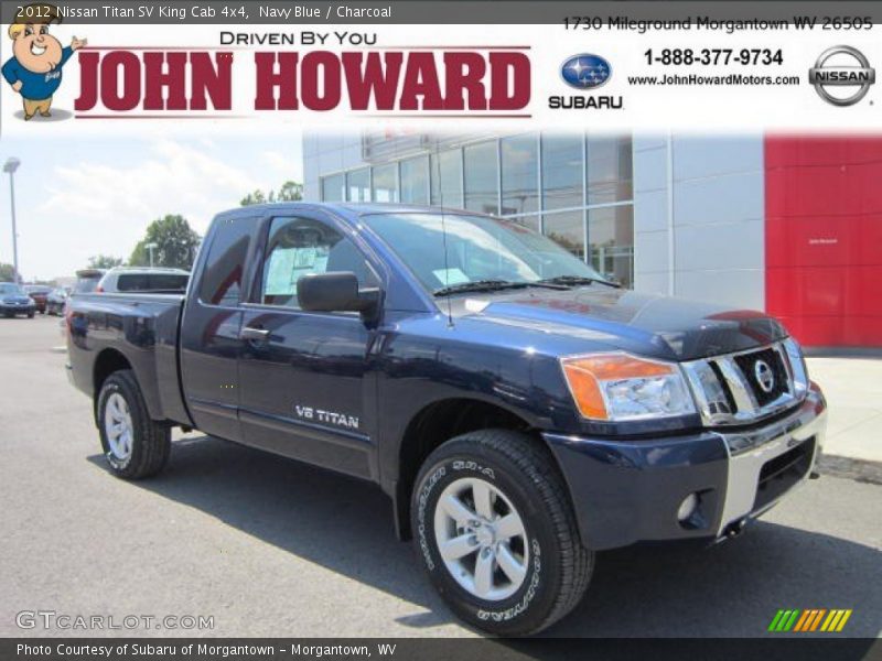 Navy Blue / Charcoal 2012 Nissan Titan SV King Cab 4x4