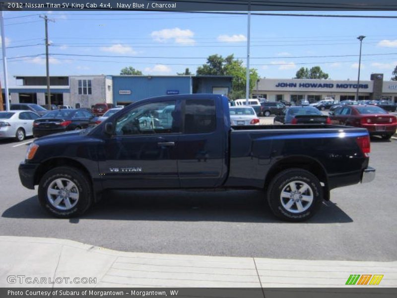 Navy Blue / Charcoal 2012 Nissan Titan SV King Cab 4x4