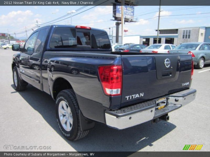 Navy Blue / Charcoal 2012 Nissan Titan SV King Cab 4x4